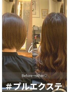 アール バイ ニーナ(R by NINA) Before→After＃プルエクステ＃札幌