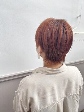 リズ 都島店(Lis) ショート☆オレンジカラー