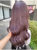 ブリーチなしダブルカラー×シアーピンク