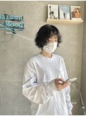 人気のスパイラルパーマ×ボブ
