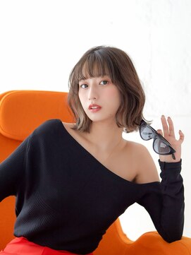 ラフィス ヘアー リノ 三宮店(La fith hair lino) 【La fith】インナーカラー×くびれボブ