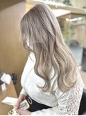 冬透明感カラー/美肌カラー/ホワイティグレージュ/心斎橋/南船場