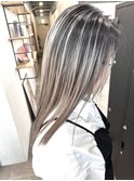 シャドールーツ_モードアッシュブラウンセミロング_S87