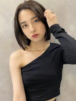 トルネード(TORNADO)&nbsp;韓国風切りっぱなしボブ 髪 チョコレート 小顔カット A706