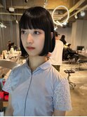 ミニボブ×ぱっつん前髪【担当 ジン トモヒト】