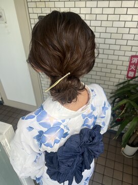 フェリーチェ(Felice) 浴衣ヘア アップスタイル ヘアセット 浴衣