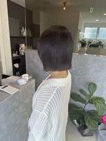 ケシキ(keshiki)&nbsp;切りっぱなしボブ×ダークグレージュ