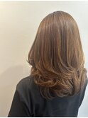 ニューヨークドライカット×美髪ミディアムレイヤー