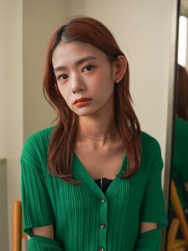 ジュール 大分(Joule) ミディアムヘア/斜めバング/グレージュカラー/大分駅