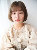 カジュアルショート/顔まわりレイヤー