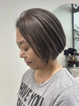 GBG 自由が丘 自由が丘白髪ぼかしブラウンベージュカラーグレイカラーブリーチ