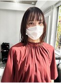 顔周りレイヤー/髪質改善/髪質改善縮毛矯正