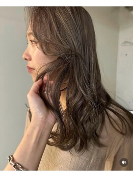 ノラ シブヤ(NORA) レディースロング×ハイトーンカーキベージュオリーブグレージュ