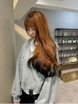 ローレン(Lolen.) 【オレンジブラウン×裾デザイン】ふじゆー