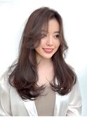 韓国ヘア 2wayバング  レイヤーカット くびれヘア  顔周り/