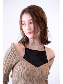 エースハバナ 渋谷(1 HAVANA) チョコグレージュ/20代30代大人かわいい/ミディアムレイヤー