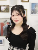 ヘアメイクスタジオ ジュエル(hair make studio JEWEL)&nbsp;大人っぽく、控えめハーフポニー♪