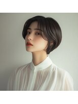 e.m.a プレミアムビューティーサロン 栄駅店(e.m.a PREMIUM BEAUTY SALON)&nbsp;大人ショートボブ