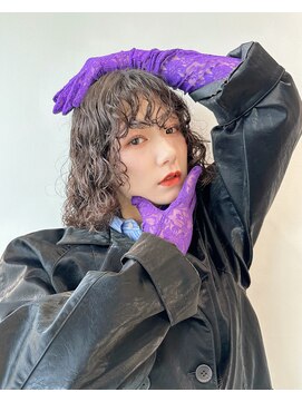 ホロ(hollo) ボブパーマスパイラルパーマボブウルフパーマ