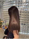 髪質改善カラー／ナチュラルブラウン