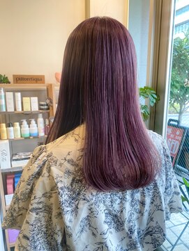 リュール バイ ヘッドライト 北千住店(lueur by HEADLIGHT) (ブリーチ有り)ピンクバイオレットカラー