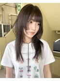 くびれヘア/アプリコットオレンジ/ハイライトカラー/栄/名古屋