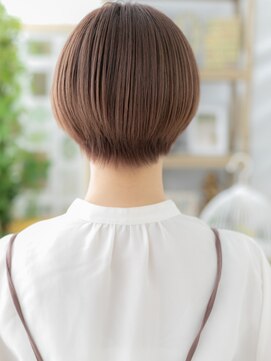 カバーヘア ブリス 戸田公園西口店(COVER HAIR bliss) ■透明感カラー小顔補正カット丸みショート401戸田公園20代30代