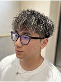 ツイスパ×ホワイトメッシュ