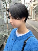 NUDE黒髪風くびれショート ハンサムショート 大人ショート