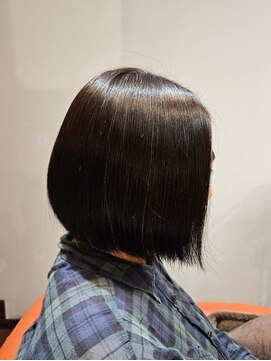 ダアッカ(da acca) 美髪ストレート/ボブ/黒髪ボブ/前髪なし