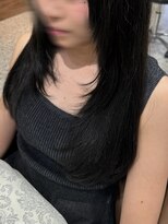 サンバイセライロ 千葉(SAN. by celilo)&nbsp;黒髪ロングレイヤー＊レイヤーカット/千葉駅/MINA