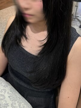 サンバイセライロ 千葉(SAN. by celilo) 黒髪ロングレイヤー＊レイヤーカット/千葉駅/MINA