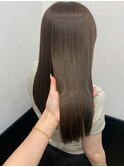 【マロンベージュ/艶カラー/透明感カラー/20代】