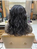 黒髪おしゃれパーマ