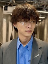 ピークアブー 原宿ハラカド(PEEK-A-BOO)&nbsp;メンズカットパーマビジネスフェザーパーマウルフマッシュ