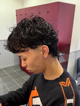 ラパンセブランメンズ 蟹江(LA PENSEE BRUN MEN'S) [LAPENSEE_inagaki] マレットヘア