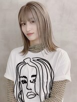 イル(ill) 透明感 ミルクティベージュ ホワイトアッシュ 大須