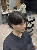 MEN’S HAIR/サーフカール/刈り上げセンターパート/津田沼