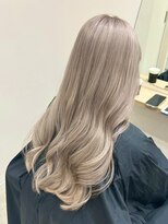 ユウル 横浜(juhl.) ミルクティーベージュカラーブリーチダブルカラーハイトーン横浜
