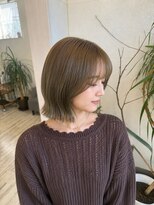 フゥカ 売市店(fuka)&nbsp;【ブリーチなしで叶う】オリーブベージュカラー 八戸