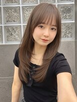 ロンド ジュルード 名古屋(Lond jeloud)&nbsp;低めのレイヤーでナチュラルヘア