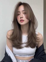 ロッソ 大橋店(Rosso) ブラウンのふんわり内巻きロング【大橋】