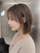 ロット 横浜(lot) レイヤーボブ×グレージュ×髪質改善×横浜