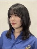 【Yuine】多毛さんでも！顔まわりレイヤー　【顔まわりカット】