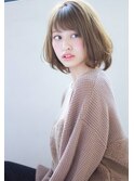 とろみワンカールな大人かわいいボブ　ロブ　ふわミディ