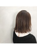 #切りっぱなしボブ