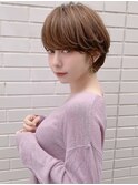 ショートボブ髪型【30代40代50代】ストレートパーマ黒髪
