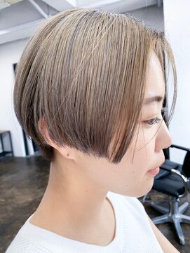 ヴェルダ 池袋店(verda) 色素薄めペールベージュ×ハンサムショート＊fukuda