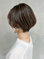 アイティー バイ アルバム 中野店(IT by ALBUM)&nbsp;ハイライトショート_エアリーミディショートパーマ_ba318411