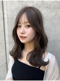 大人くびれミディアム!柔らかグレージュ